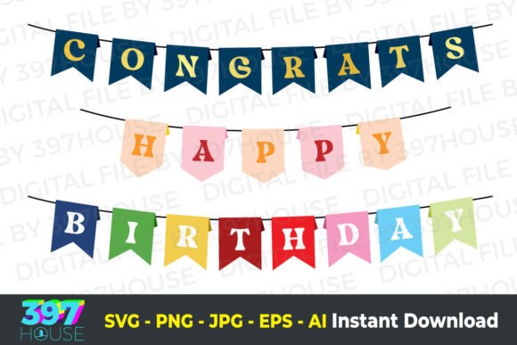 Download Happy Birthday Flags, Banner - Premium Resources