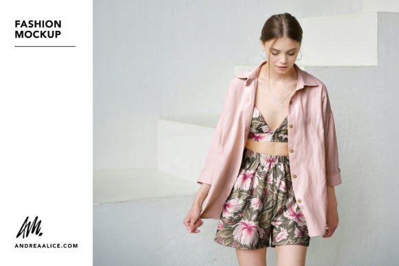 Download Women's Fashion Mockup Full Outfit - Fashion mockup Collection