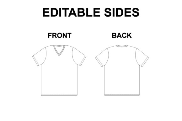 Download V Neck Tshirt Vector Fashion Mockup - Fashion mockup Collection
